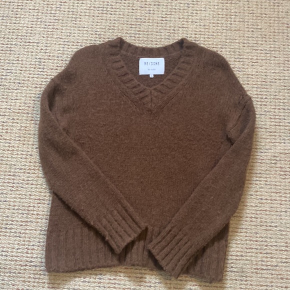 Re/Done 90’s VNeck Sweater - Picture 7 of 11